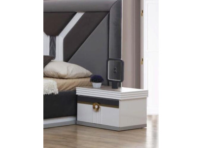 Bedroom Luxury Bedside tables Wood Bedside table Night console Design Side table