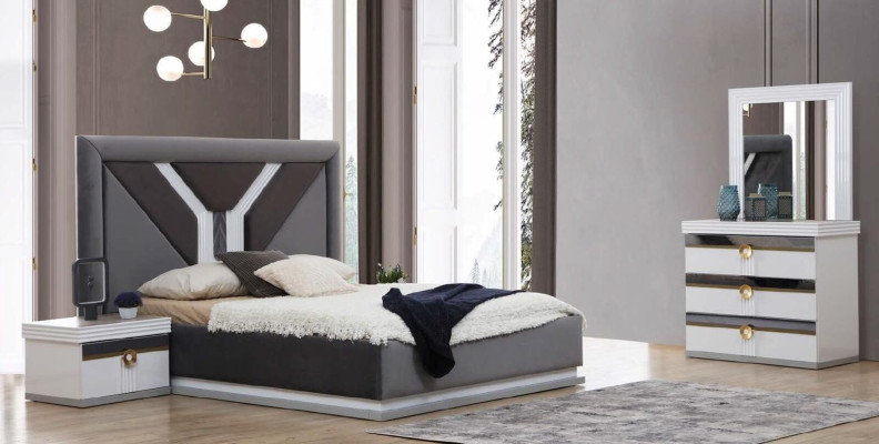 Bedroom Luxury Bedside tables Wood Bedside table Night console Design Side table