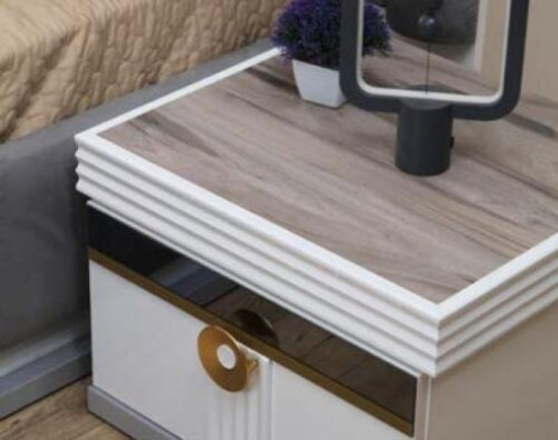 Bedroom Luxury Bedside tables Wood Bedside table Night console Design Side table