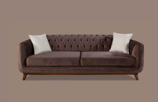 Sofa set Chesterfield Fabric Sofa Couch White Armchair Luxury Textile Sofa Furniture
