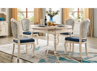 Round Baroque Dining table Table Classic Dining Tables Furniture Tables Wood Furniture new