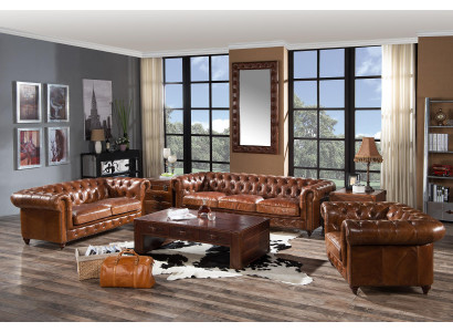 Sofa set 3+2+1 Seater Set Sofa Upholstery Couch Leather Relax Living room set