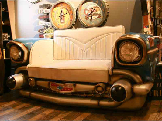 Car Sofa Sofa Couch Diner Cadillac USA Decoration America Style Furniture Couches Sofas