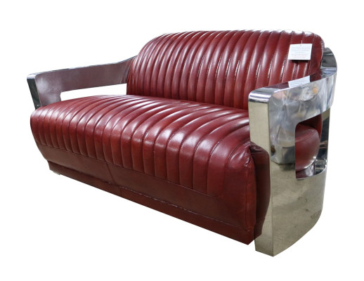 Sofa Vintage 2 Seater Leather Sofa Retro Furniture Sofa Couch Upholstery Two-seater new