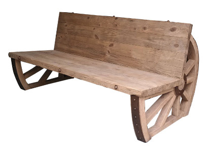 Garden Bench Wood Park Bench Solid Bench Seat Garden Garden Furniture 3 Seater Wheel Furniture
