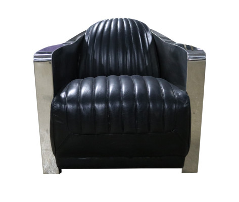 Genuine leather vintage leather armchair decorative design armchair Rocket Union Jack Vintage