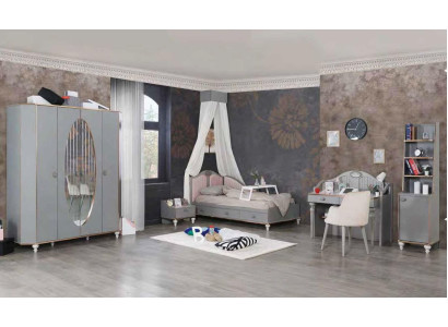 Complete Youth Room Childrens room Bed Wardrobe Desk 5-piece Furniture