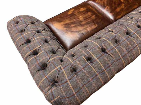 Living room Modern Sofa 3 Seater Design Style Furniture Chesterfield Sofas Gray new