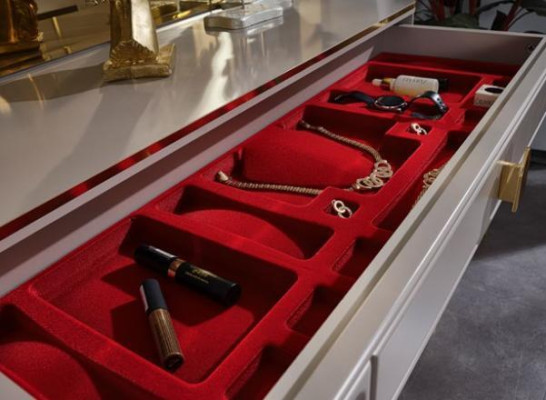 Suite Dressing table Dressing table Make-up console Console table Beige