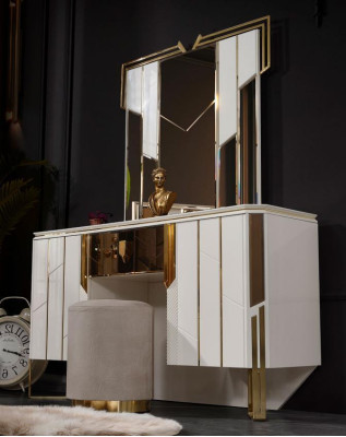 White Dressing table Mirror Dressing table Make-up console Console table