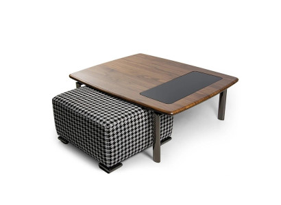 Design Complete Modern Coffee table with Stool Furnishings Living room