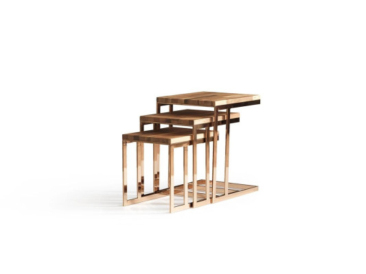 Modern Complete 3-piece Side table Furnishings Living room Design Furniture