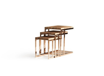Modern Complete 3-piece Side table Furnishings Living room Design Furniture