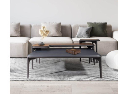 Chic living room set of 2x coffee table and side table 3 pieces.