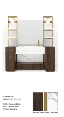 Brown Bathroom cabinet Bathroom furniture Bathroom cabinet Classic Furniture
