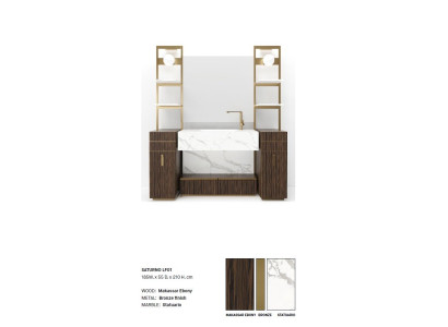 Brown Bathroom cabinet Bathroom furniture Bathroom cabinet Classic Furniture