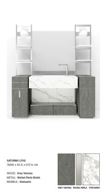 Gray Bathroom cabinet Bathroom furniture Wardrobe Gray Classic Furniture new
