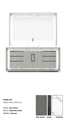 Gray Bathroom cabinet Bathroom furniture Shelf Bathroom cabinet Wooden shelves