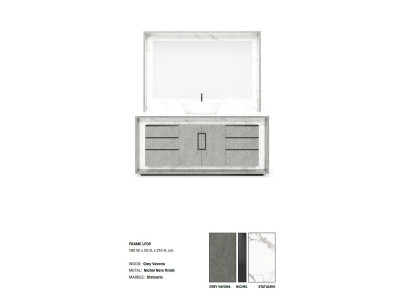 Gray Bathroom cabinet Bathroom furniture Shelf Bathroom cabinet Wooden shelves