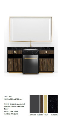 Brown Classic Furniture Bathroom Washbasin Faucets Bathroom Furniture