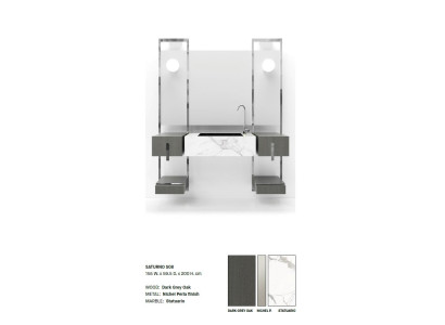 Gray Bathroom Washbasin Faucets Bathroom Furniture Italy Style Washbasin
