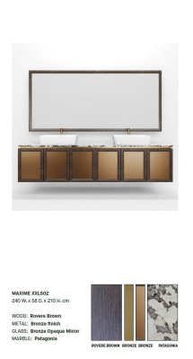 Brown Bathroom cabinet Bathroom furniture Shelf Bathroom cabinet Wooden shelves