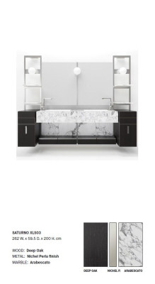 Black Italian bathroom washbasin Classic r cabinet washbasin new