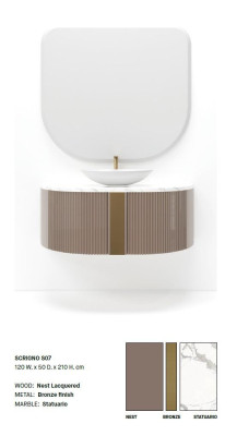 Bathroom Washbasin brown bathroom fittings Bathroom furniture Italy style