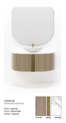 Bathroom Washbasin brown bathroom fittings Bathroom furniture Italy style