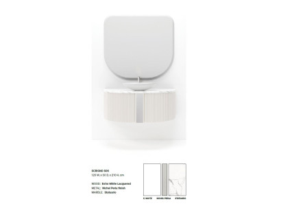 White washbasin fittings for the bathroom bathroom furniture Italy style
