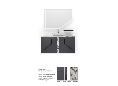 Gray Bathroom Washbasin Faucets Bathroom Furniture Italy Style Bathroom
