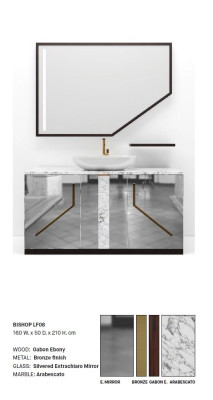 Glass Bathroom Washbasin Faucets Bathroom Furniture Italy Style Bathroom New Set