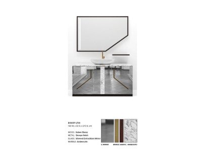 Glass Bathroom Washbasin Faucets Bathroom Furniture Italy Style Bathroom New Set