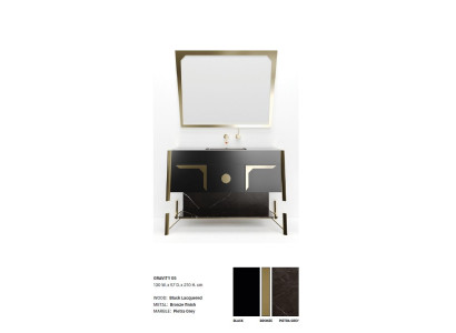 Washbasin Black Bathroom Faucets Bathroom furniture Italy style Washbasin