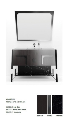Black Bathroom cabinet Bathroom furniture shelves Bathroom cabinet wooden shelf