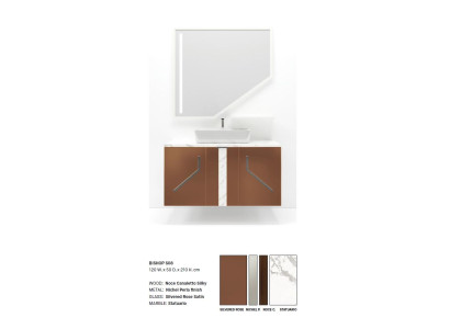 Brown Bathroom cabinet Bathroom furniture Shelf Bathroom cabinet Wooden shelves