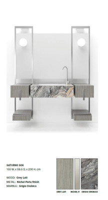 Gray Bathroom Washbasin Faucets Bathroom Furniture Italy Style new