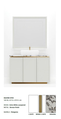 White Bathroom cabinet Bathroom furniture Shelf Bathroom cabinet Wooden shelves