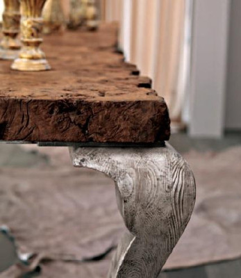 Tables Furniture Dining table Antique style Solid wood Italian dining tables Table Wood