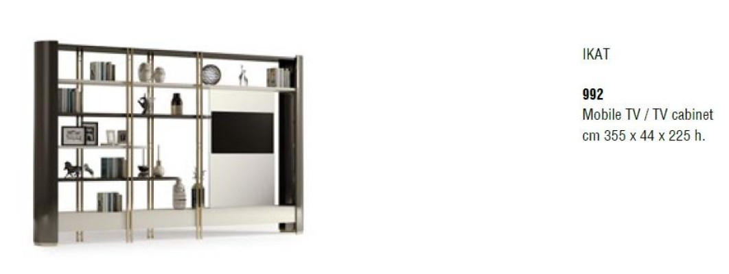 Wall unit tv wall unit Wood Real wood TV cabinet TV Wardrobe extension wall Italy new