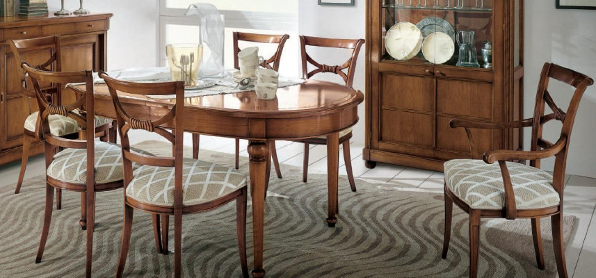 Furniture Furnishings Group Table + 6 Chair Set 7pcs. Dining table suite dining room