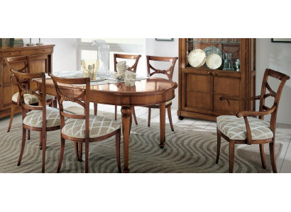 Furniture Furnishings Group Table + 6 Chair Set 7pcs. Dining table suite dining room
