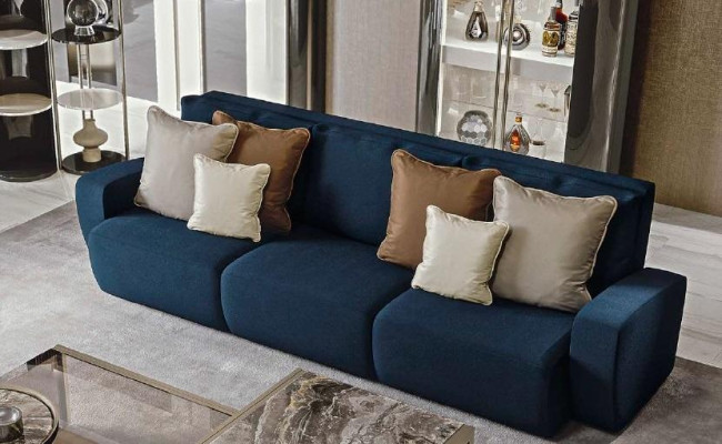 Sofa 3 Seater Living room Three Seater Couch Furniture Upholstered Sofas Bizzotto new