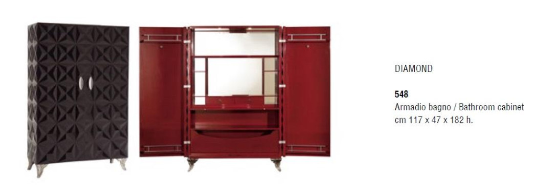 Wardrobe Bathroom cabinet Wood Bizzotto Bathroom cabinet Cabinets Shelf Furniture