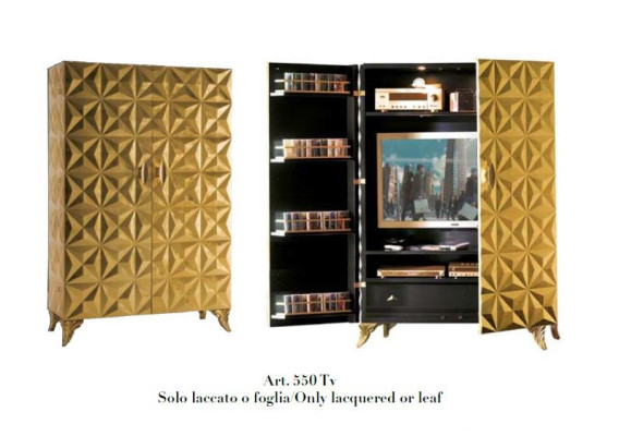 tv Wardrobe Wardrobe TV cabinet Italian Furniture Living room Wood Furniture Baroque Style new