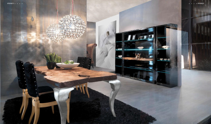 Living room Wardrobe Bookshelf Wood Office cupboard Shelf Cabinets Display case Italy