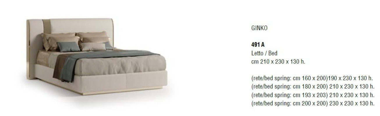 Double bed Double Bizzotto Furniture new Design Bedroom Italian Furniture new