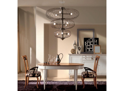 Dining table Classic r Table Wood Dining room Suite 2x Chair with armrest 3 pcs.
