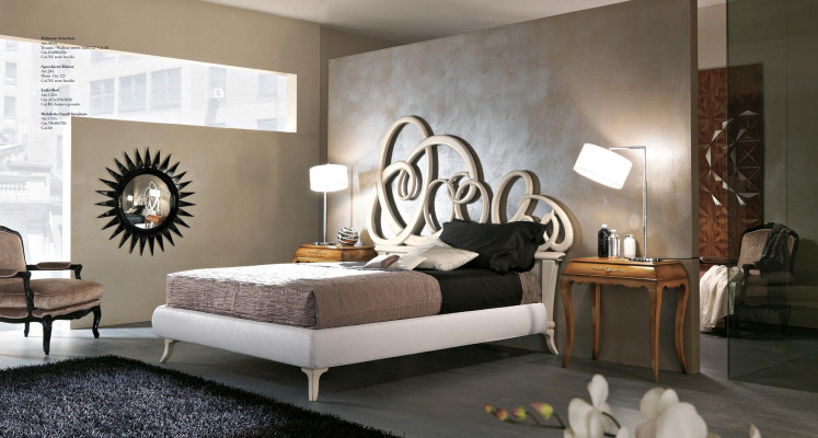 Beds Upholstery Wood Designer Double Bed Frame Bed frame e Bed Italy Furniture