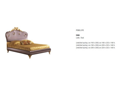 Luxury Bed Bizzotto Double bed Beds Bedroom Italian Furniture Hotel